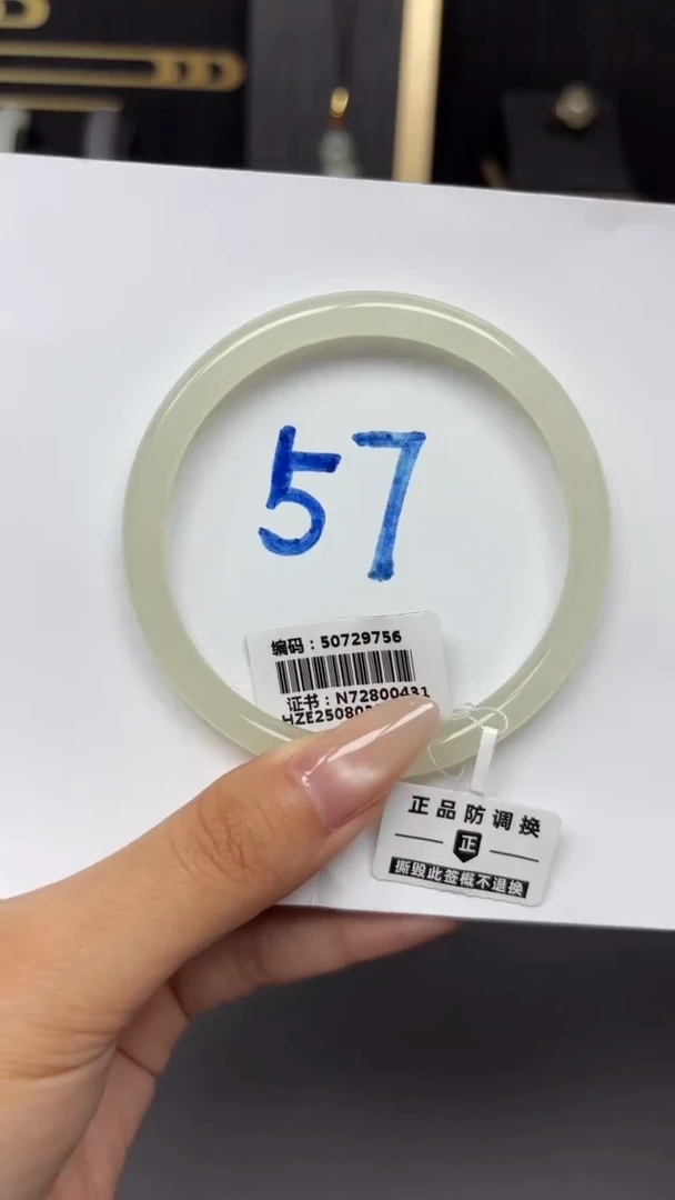 未镶嵌手镯和田玉9756