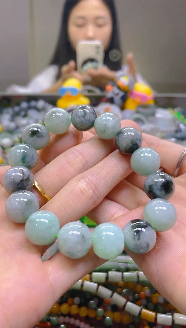 翡翠未镶嵌颈饰13MM/G/翡翠A货，一件也是批发价