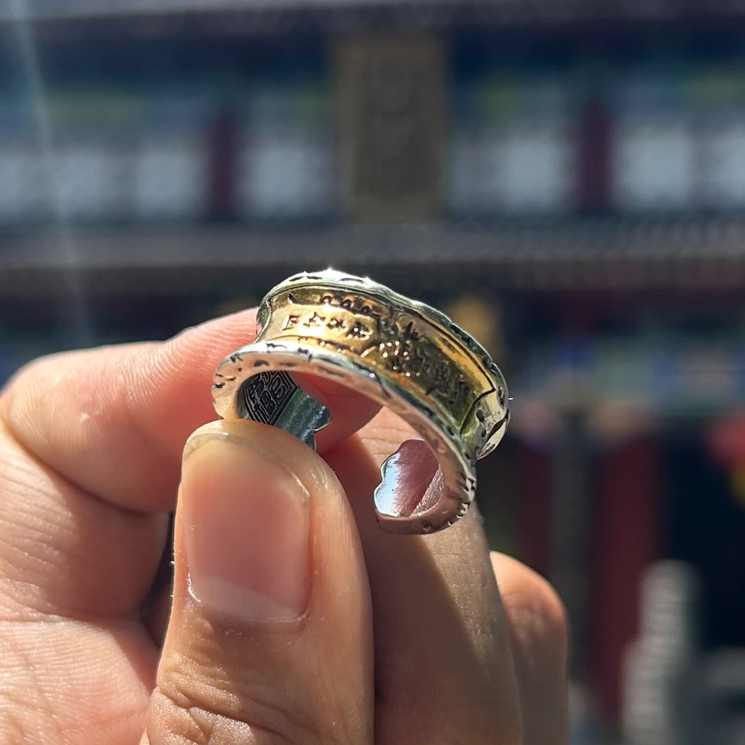 「敕令·趋吉」戒指男道系天官赐福偏米开口戒（男女通版）