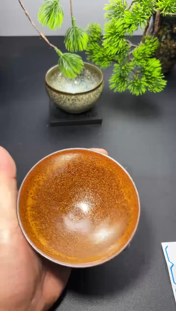 茶盏9叶紫建盏