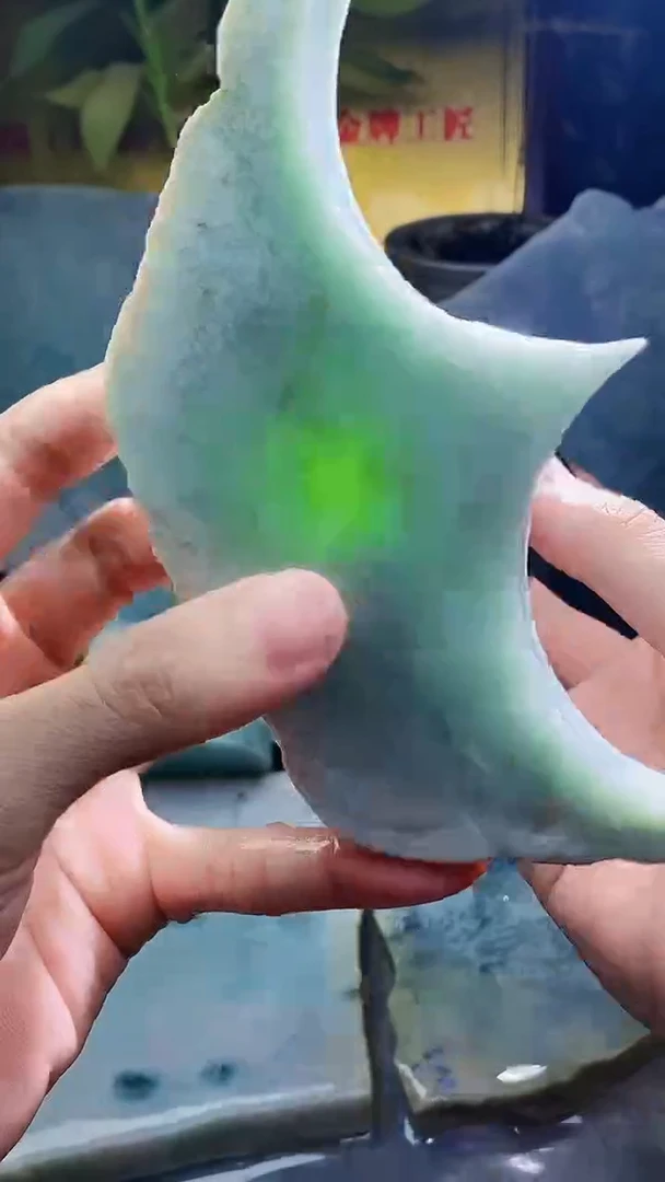 未镶嵌挂件翡翠小雨42