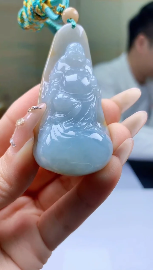 【闪购商品】定制翡翠未镶嵌5028ty-毛货挂件70