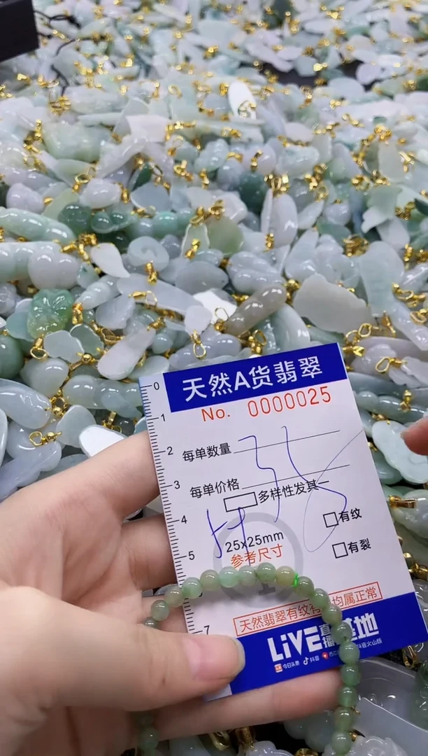 颈饰未镶嵌翡翠纯天然a货翡翠