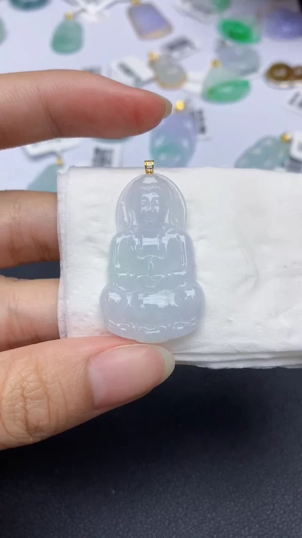 翡翠未镶嵌颈饰天然缅甸a货翡翠百元以上9元证书费自理