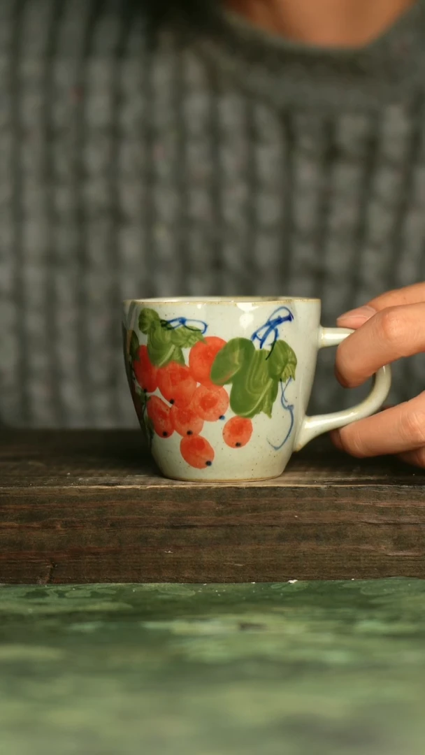 瓷器青诗集手工手绘瓷器