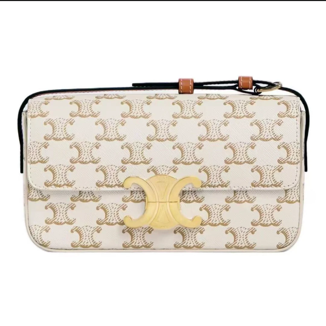 99新 Celine/思琳 【曼曼专属】赛琳凯旋门腋下老花包