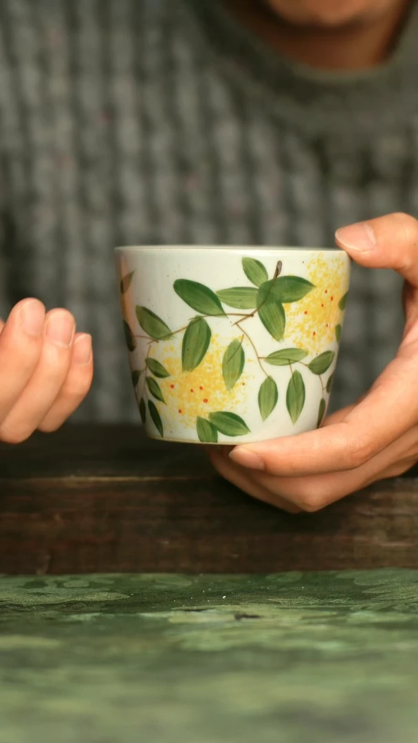 瓷器青诗集手工手绘瓷器