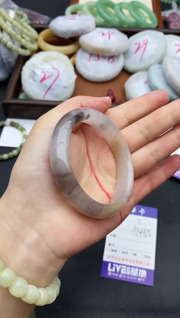 未镶嵌手镯石英质玉91+54/55