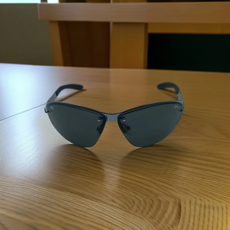 运动骑行 半框墨镜（红黑袋）