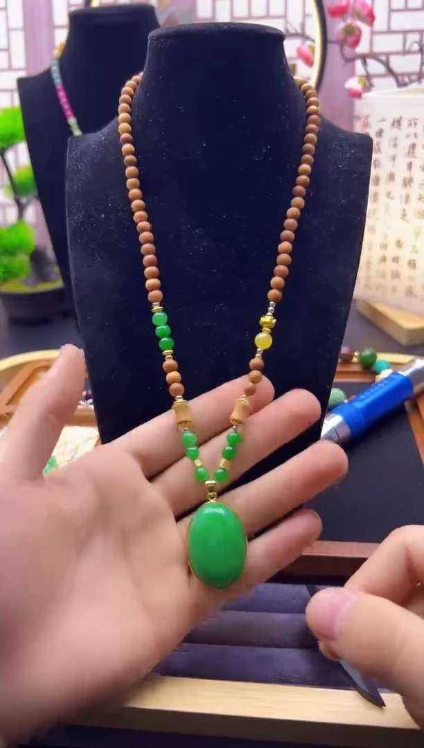 【闪购商品】翡翠手链14K金镶嵌X331