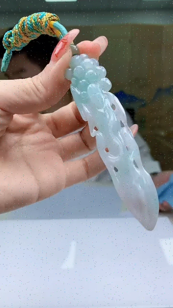 【闪购商品】定制翡翠未镶嵌5028ty-毛货挂件114