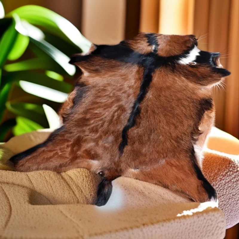 2025时尚韩版 兔毛毯子，沙发靠背地垫真皮草