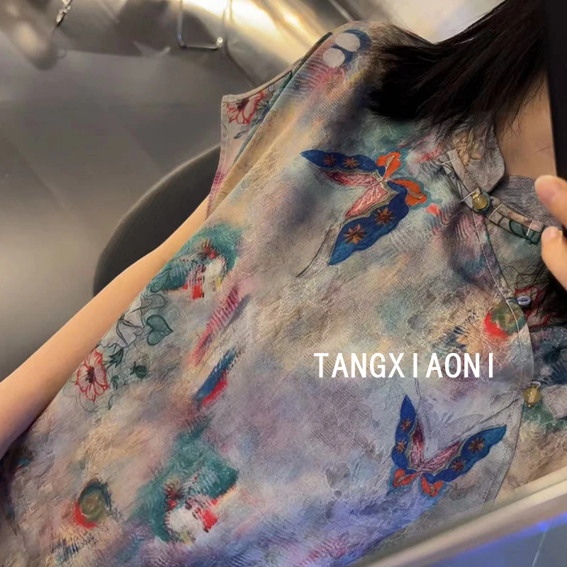 订单出【彩蝶轩萱】盘扣飞飞绣 上衣