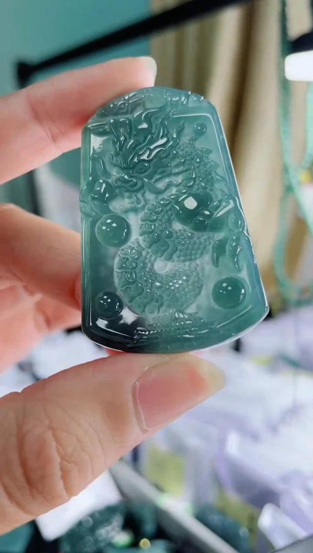 翡翠未镶嵌颈饰 多样性发货一件发货-龙牌99