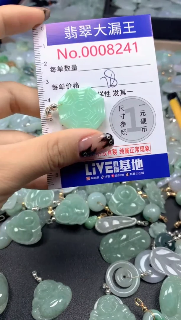 颈饰未镶嵌翡翠8241