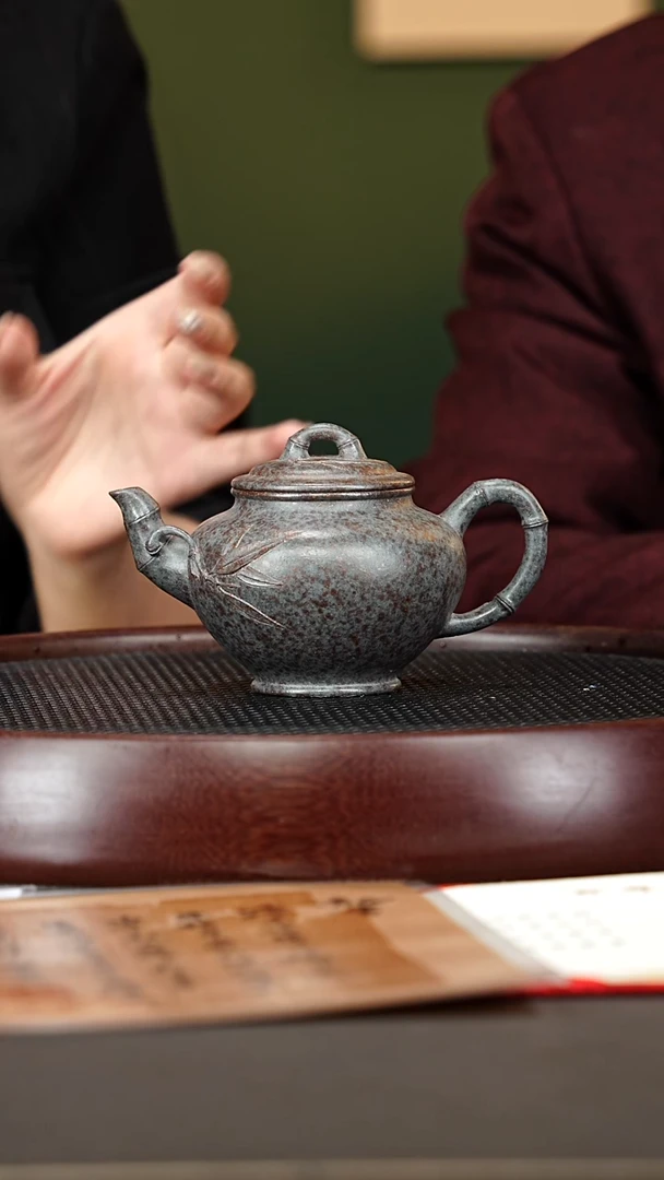 茶壶紫砂52ZCP竹报春 景舟青玉段260cc