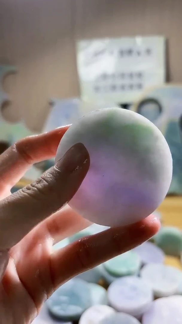 翡翠未镶嵌颈饰翡翠A货 温谭738