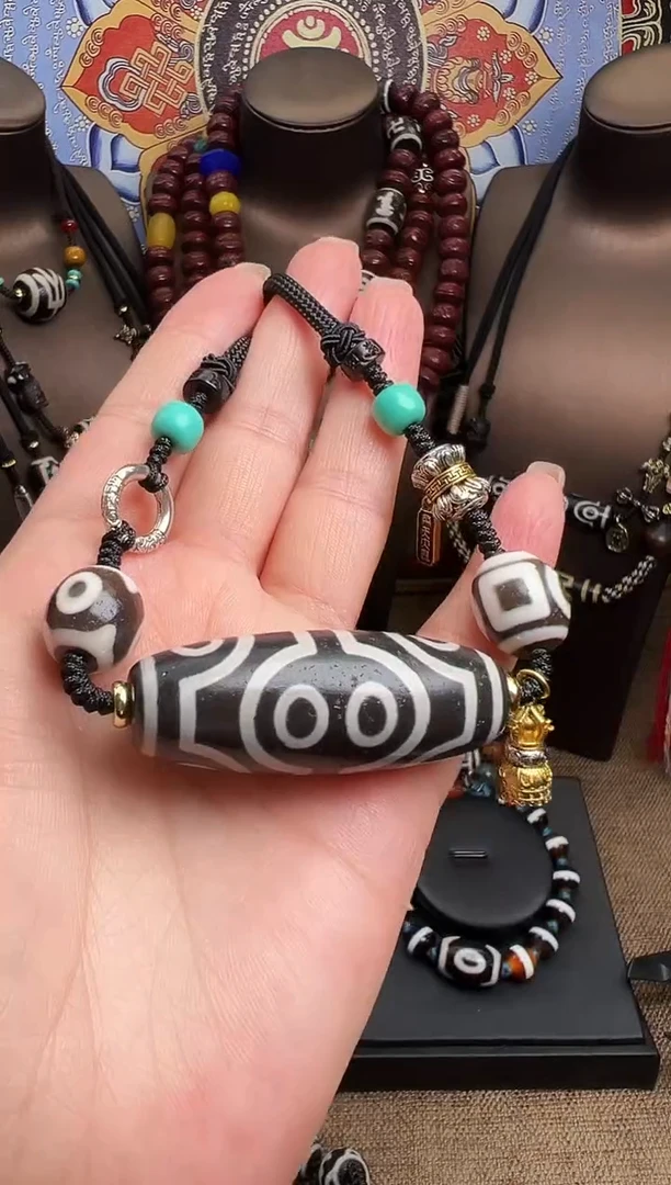 非金属珐琅高货八眼锁骨