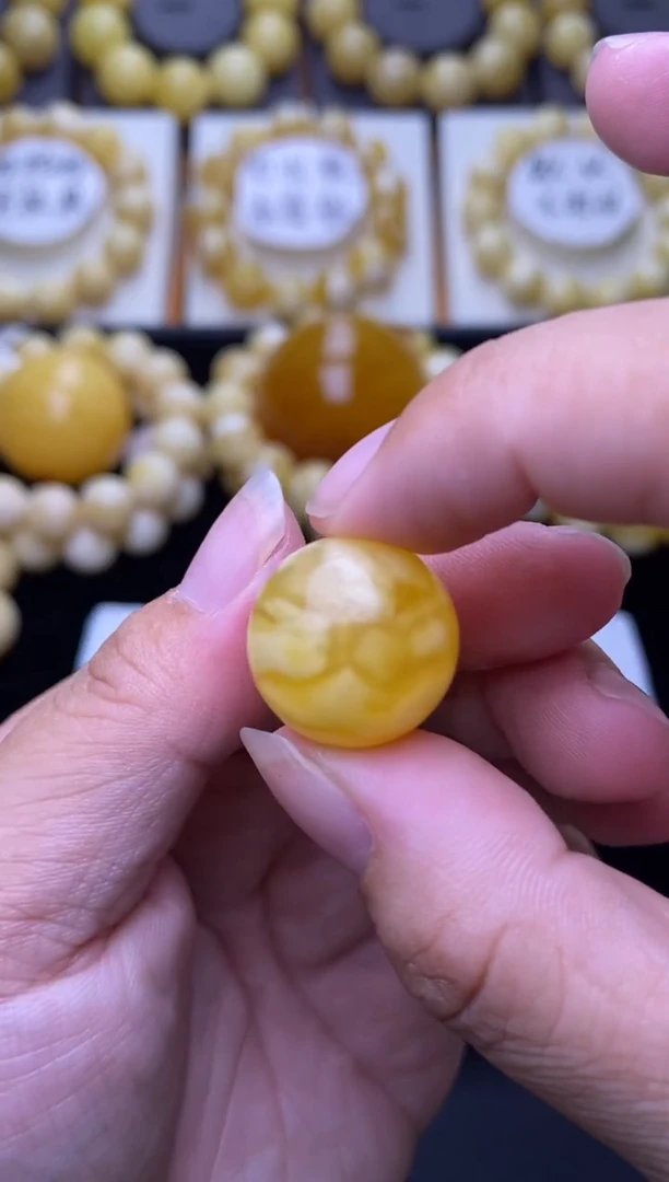 裸石琥珀未镶嵌大小姐珠宝严选71