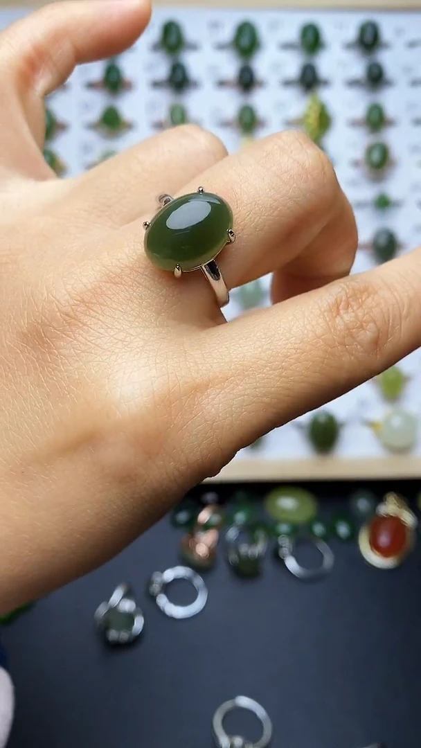 【闪购商品】和田玉戒指未镶嵌1