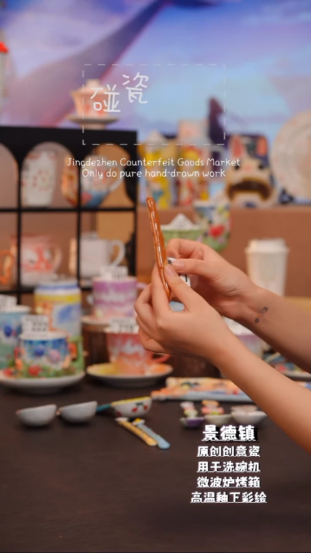 杯子271景德镇手工手绘陶瓷