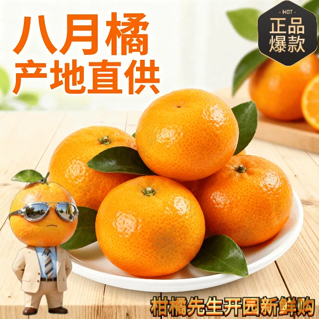 【顺丰包邮】冬季水果产地正品保障桂字八月橘浓甜纯自然熟休闲水果