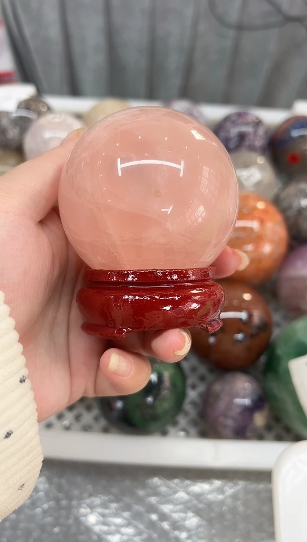 未镶嵌珠宝半成品水晶 S438 约6.5cm