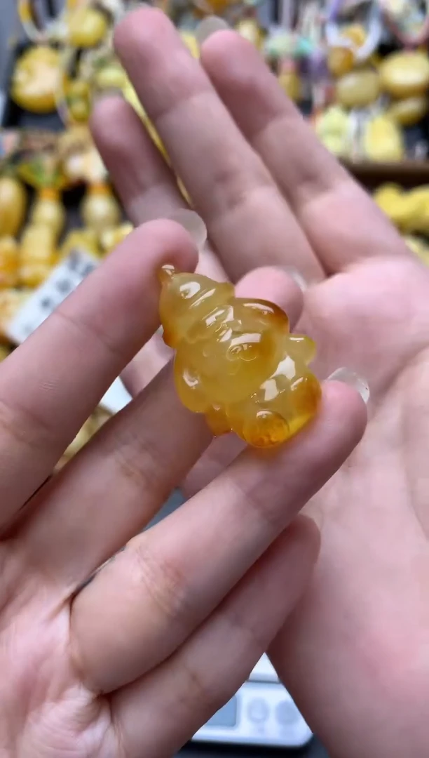 未镶嵌琥珀珠宝奇石017琥珀蜜蜡瑕疵品介意勿拍