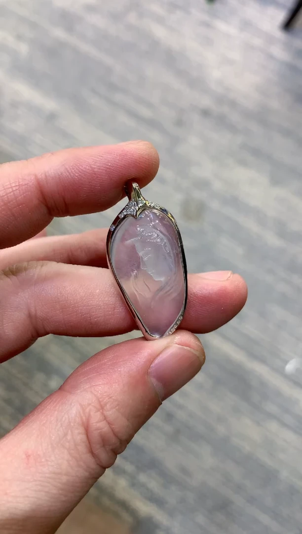 颈饰未镶嵌翡翠天然A货翡翠