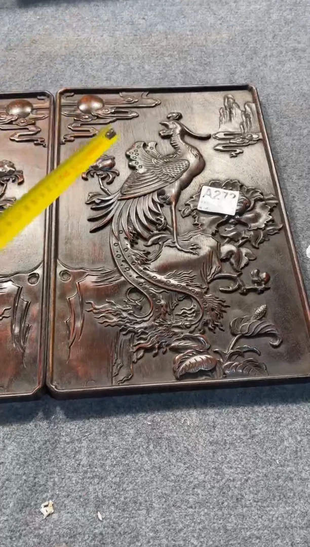 【闪购商品】花梨木类拆件雕刻板 以直播间截图为准A272