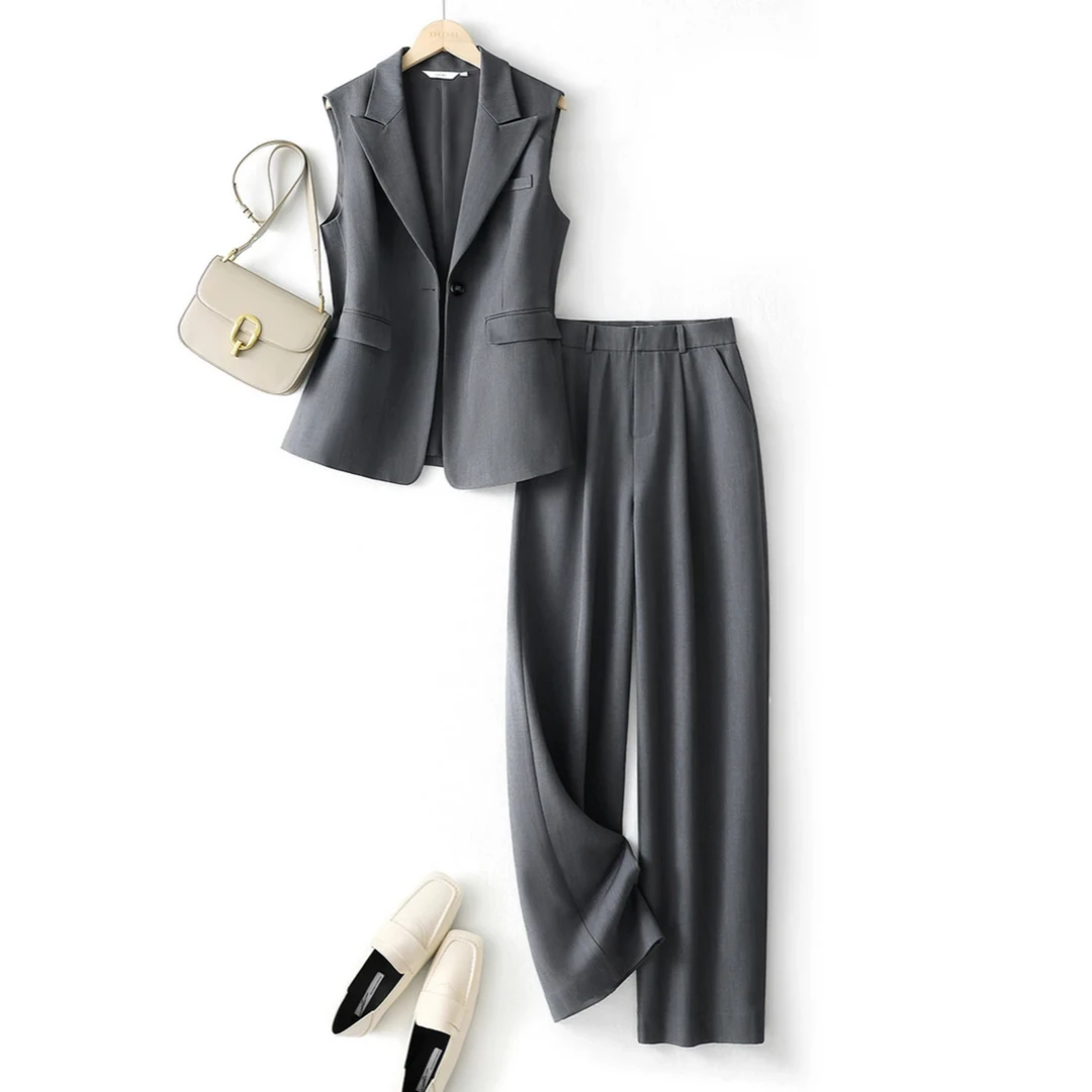 【9977套装-YR】西装套装女高级感显瘦气质休闲西服两件套装