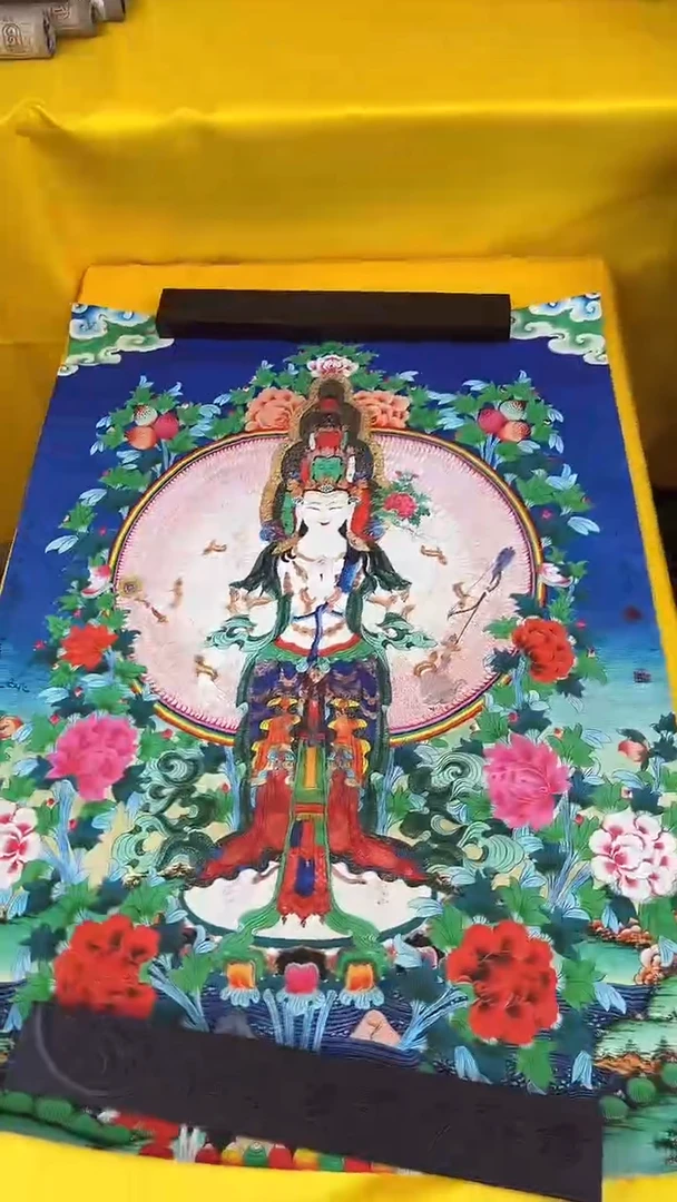 卷轴画绘画类唐卡16085