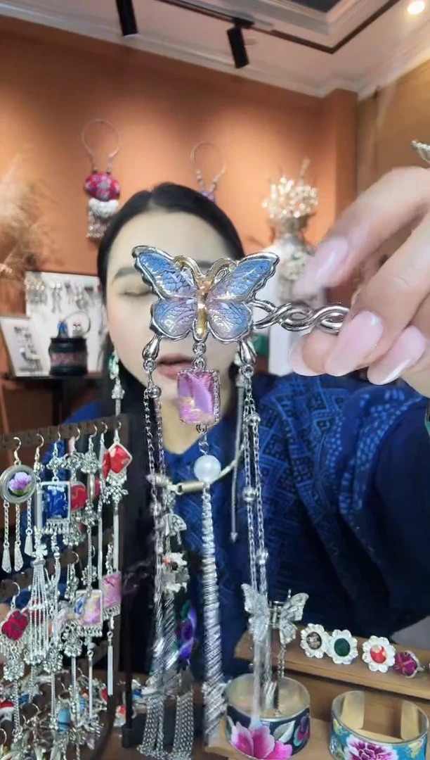 【闪购商品】刺绣纯手工民族风发簪