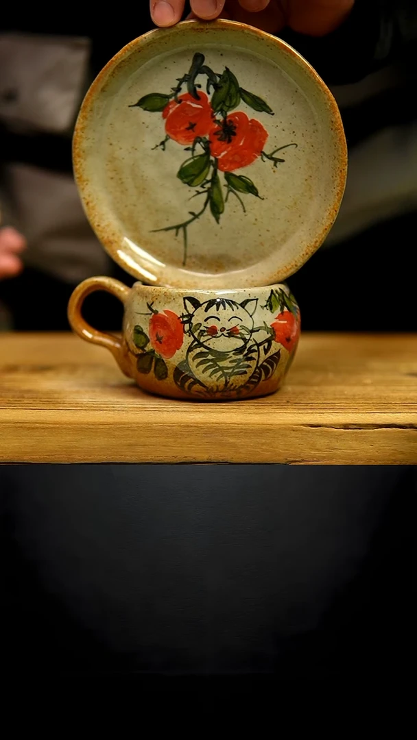 @@陶园瓷舍@@纯手工手绘@高温釉下彩