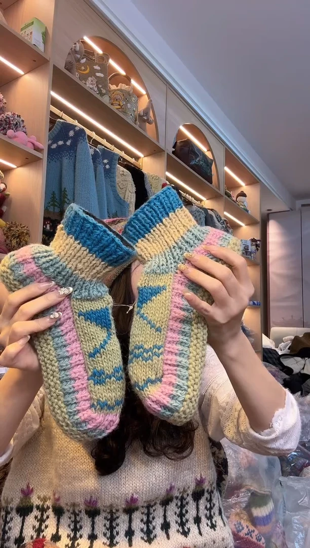 羊毛希*纯手工袜子178