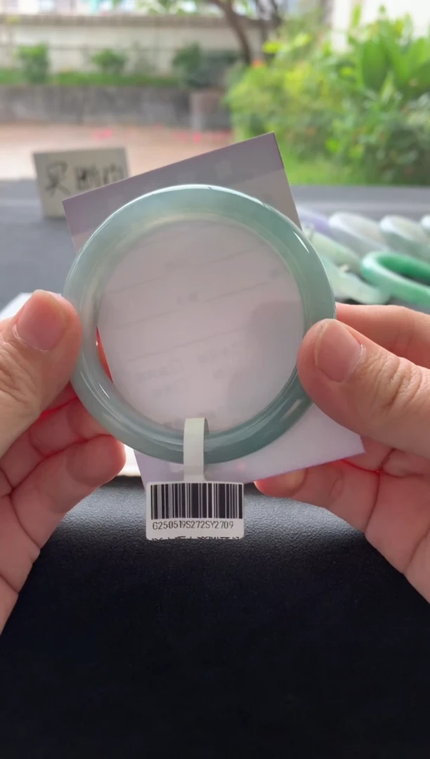 翡翠手镯未镶嵌55正圈Y2709买断