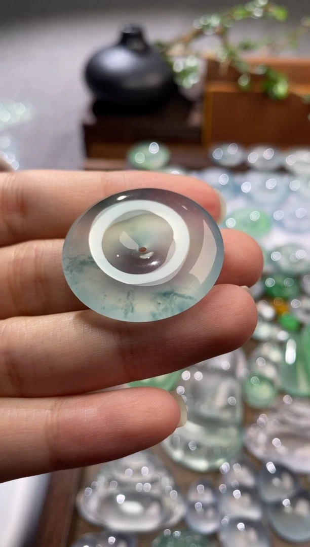 吊坠(不含链)未镶嵌翡翠扣子