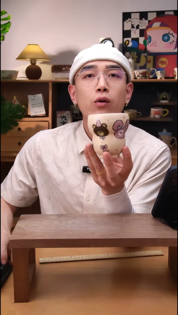 摆件景德镇可爱设计师款陶瓷