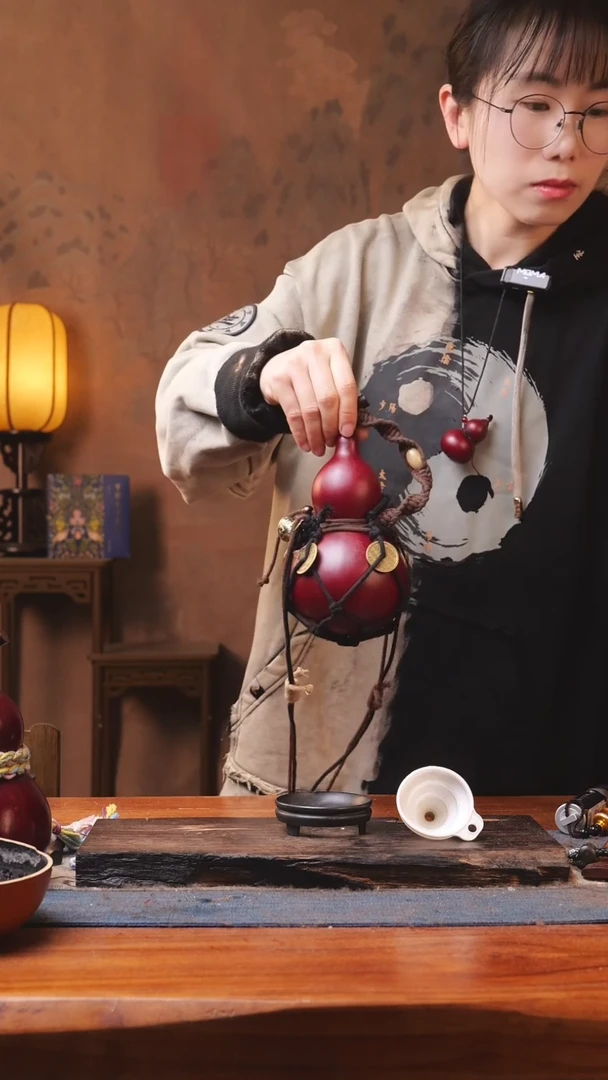 【闪购商品】178号精品大漆葫芦防腐防渗装水茶酒