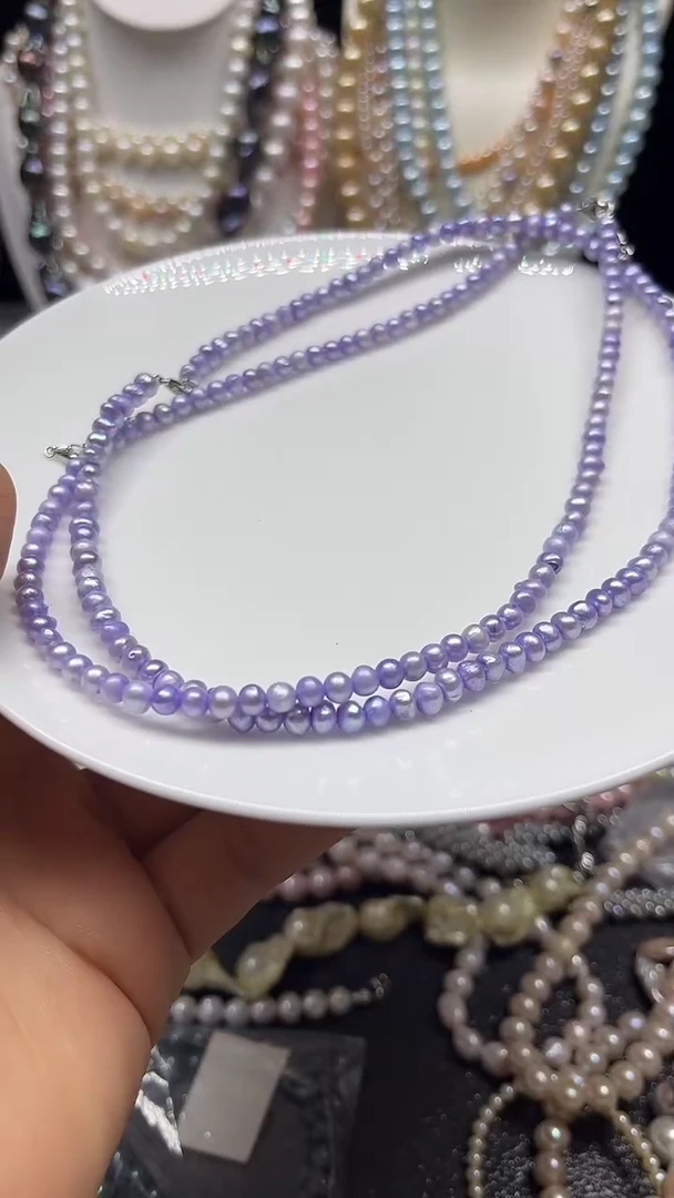 淡水珍珠未镶嵌颈饰多人