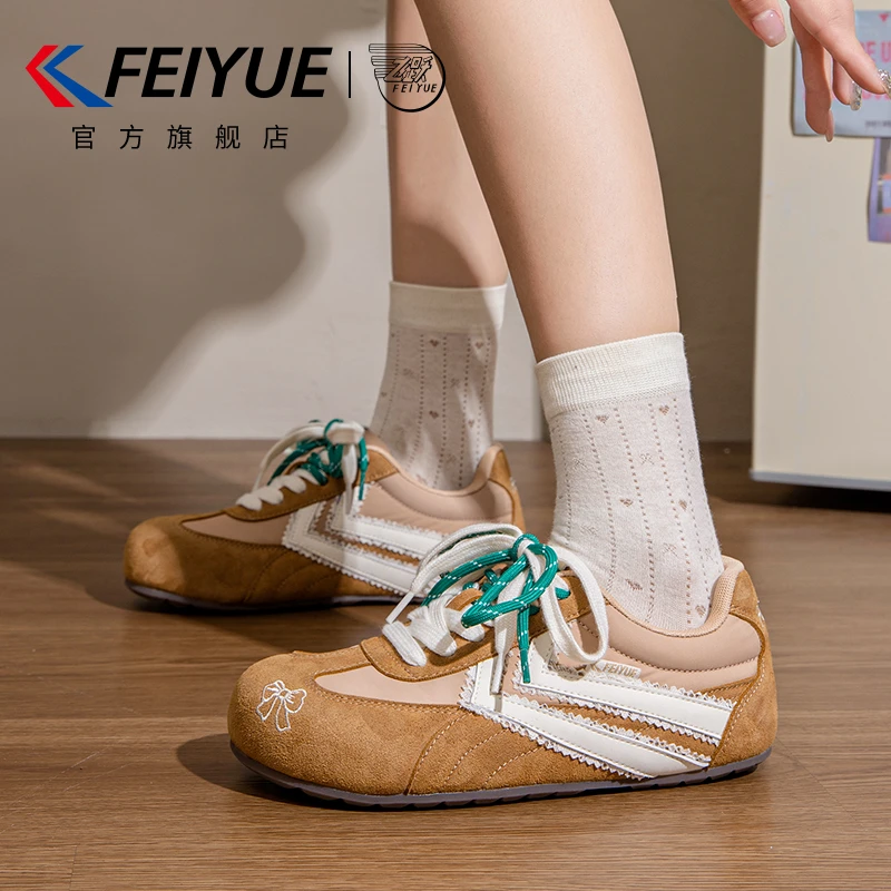 feiyue/飞跃女鞋德训鞋女新款爆款时尚运动百搭复古透气赛车鞋子