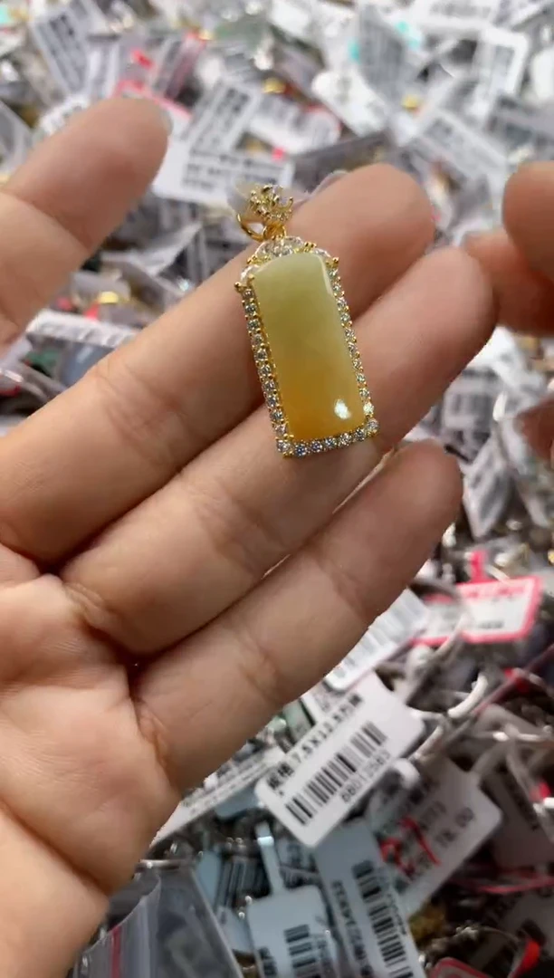 银S925镶嵌戒指翡翠11      6