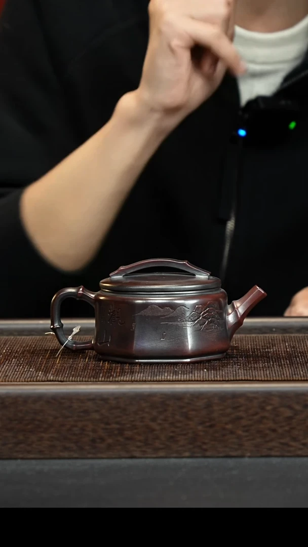 茶壶紫砂宜兴紫砂壶h60025