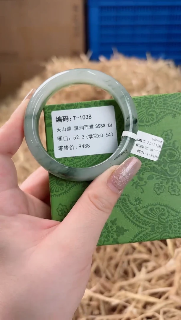 未镶嵌手镯石英质玉T-1038
