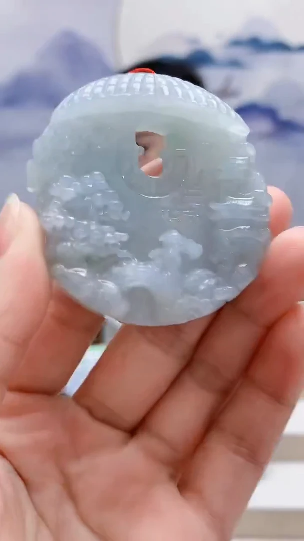 未镶嵌定制翡翠4852lr-毛货挂件8