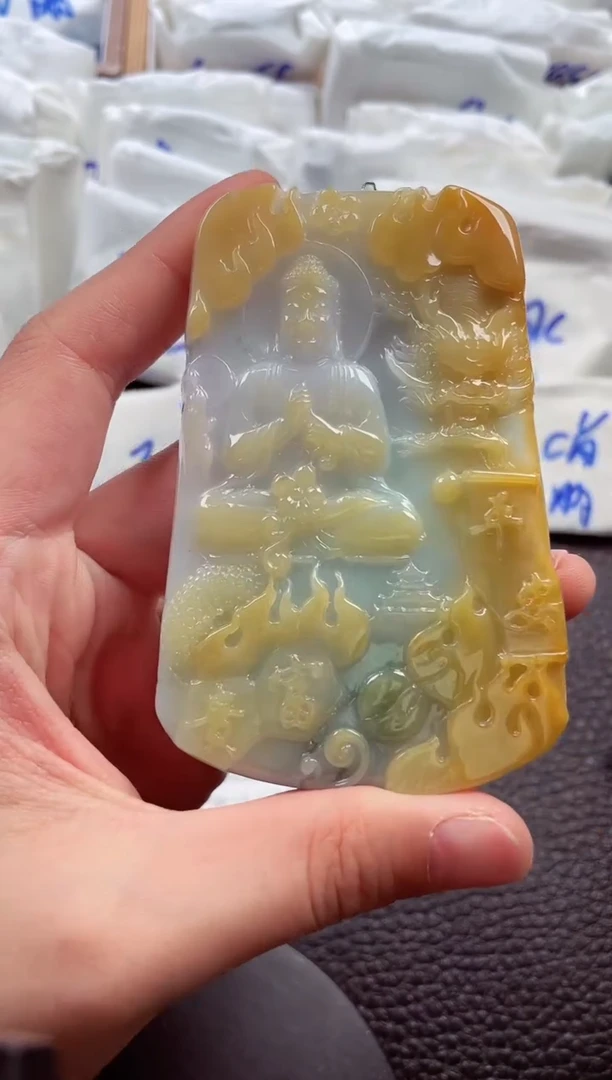 颈饰未镶嵌翡翠00009486御龙大日