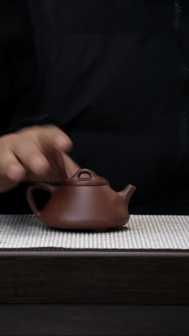 【闪购商品】紫砂茶壶紫砂壶 子冶石瓢壶 160cc 