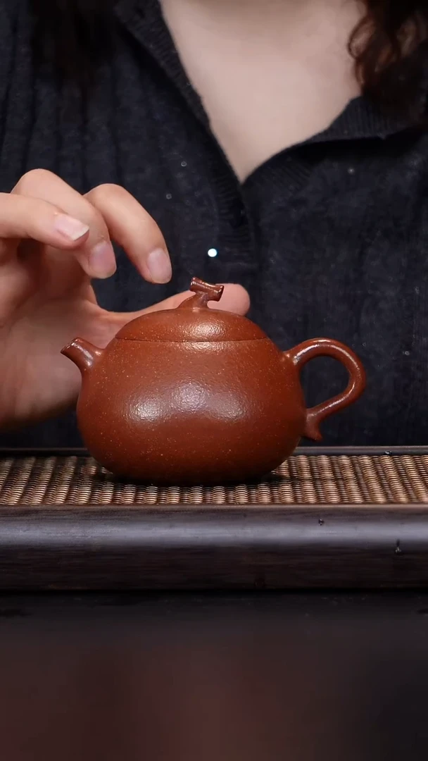 茶杯紫砂手磨矿 匏瓜壶