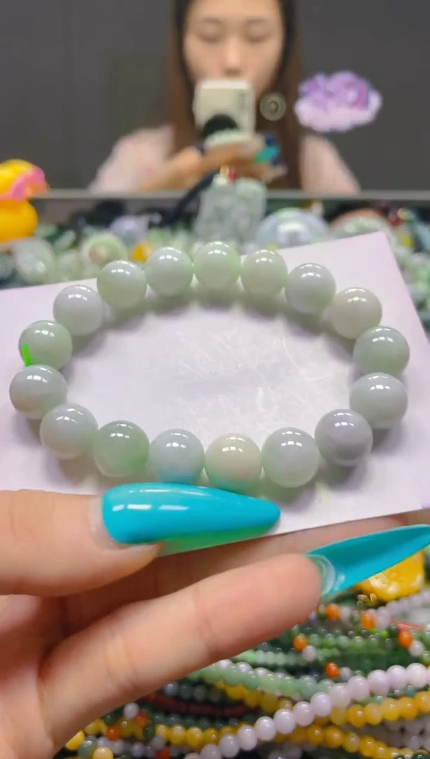 颈饰未镶嵌翡翠10MM/Y/翡翠A货，一件也是批发价