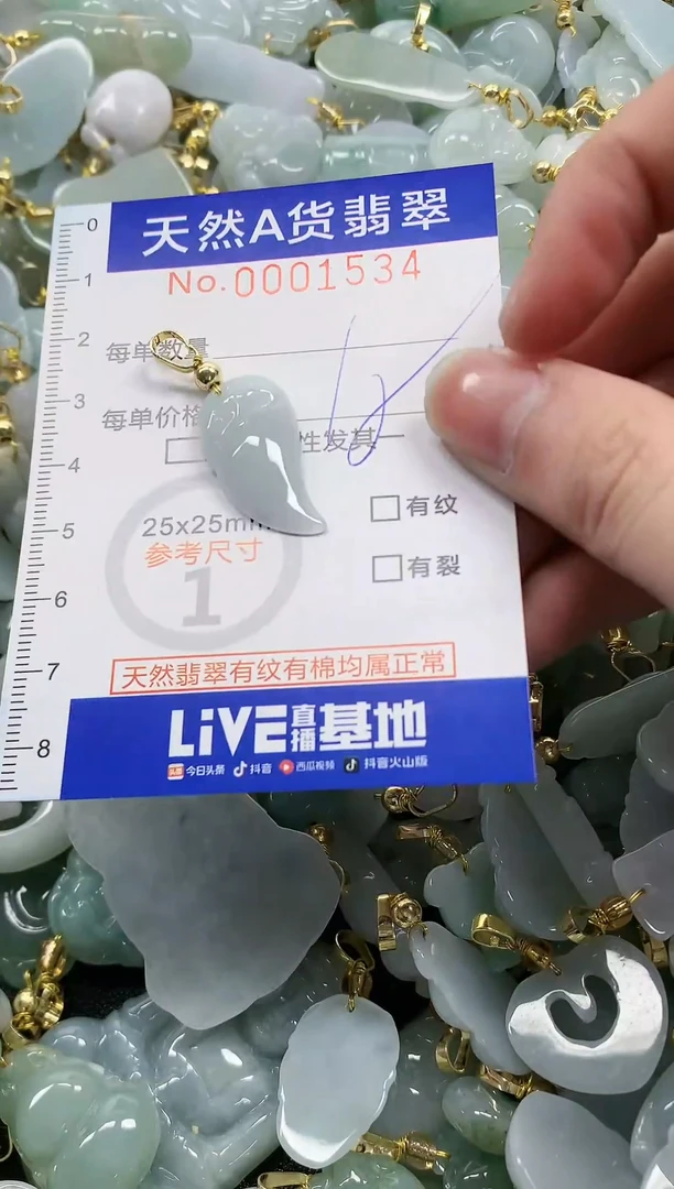 颈饰未镶嵌翡翠纯天然a货翡翠